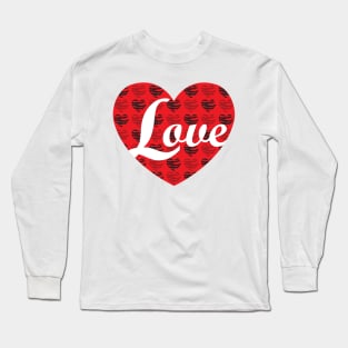 Love Heart Design - Show the Love Long Sleeve T-Shirt